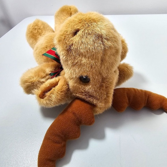 Prestige Toy Corp Moose Plush Jingle Bell Rattle Christmas Stuffed Animal 90s - Picture 5 of 11